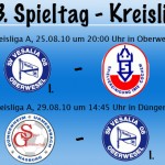 2. & 3. Spieltag in der Kreisliga A Hunsrück/Mosel