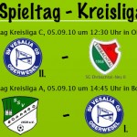 Spieltag 2 & 4 in der Kreisliga