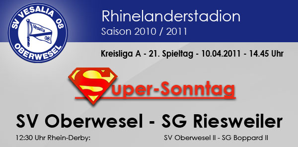 Der Super-Sonntag: Spitzenspiel in der Kreisliga A und Rhein-Derby