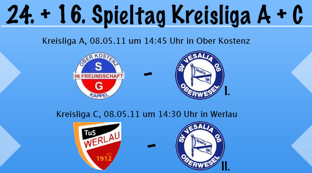 SG Ober Kostenz - SV Oberwesel | TuS Werlau - SV Oberwesel II