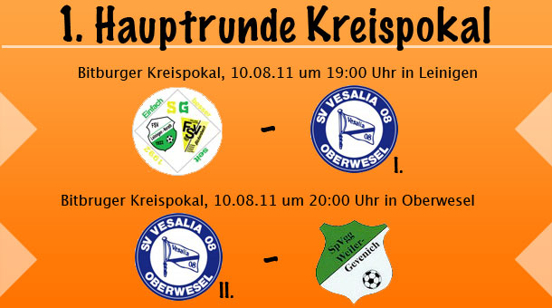 1. Hauptrunde Kreispokal