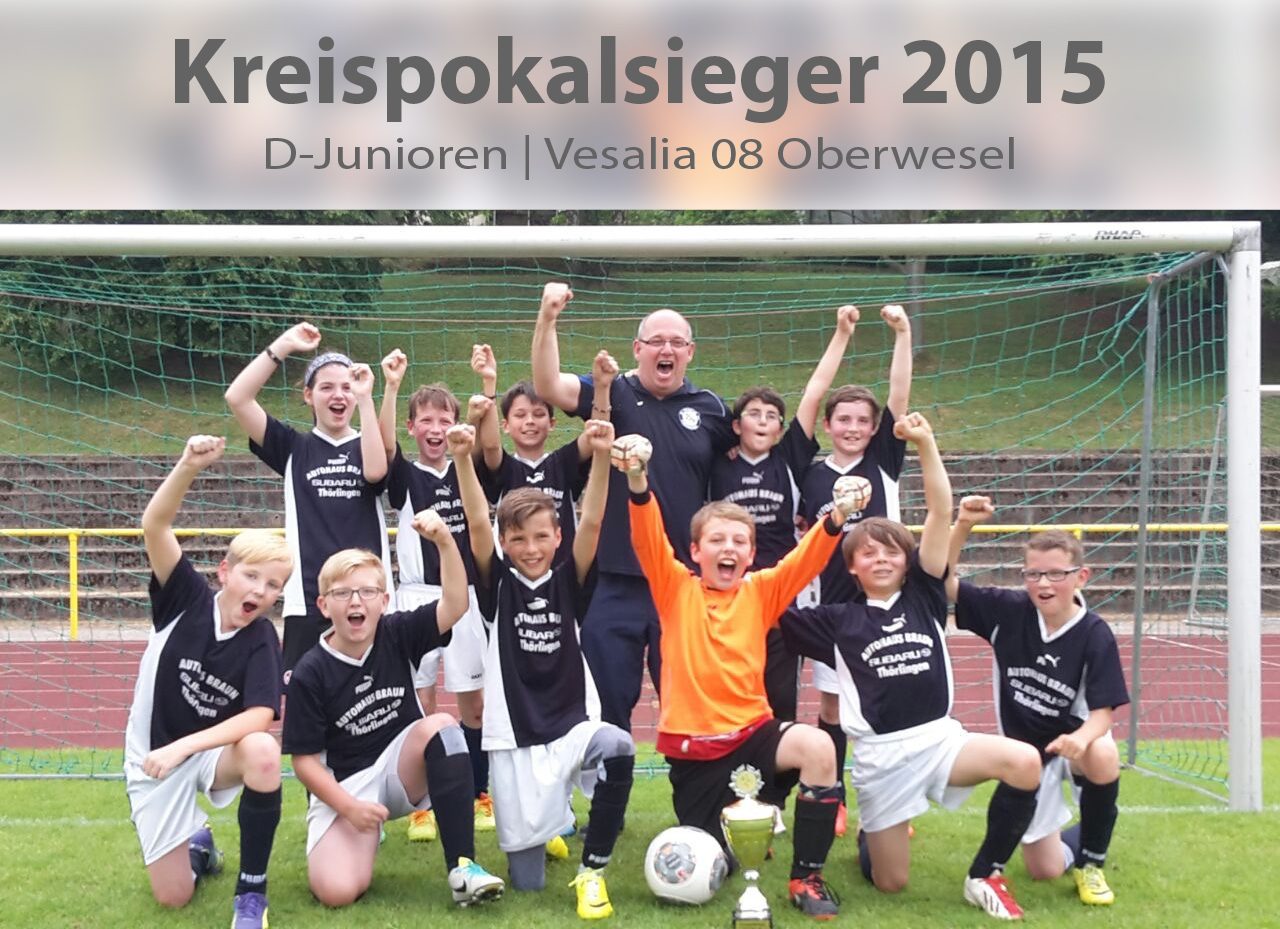  D-Junioren gewinnen den Kreispokal!!!