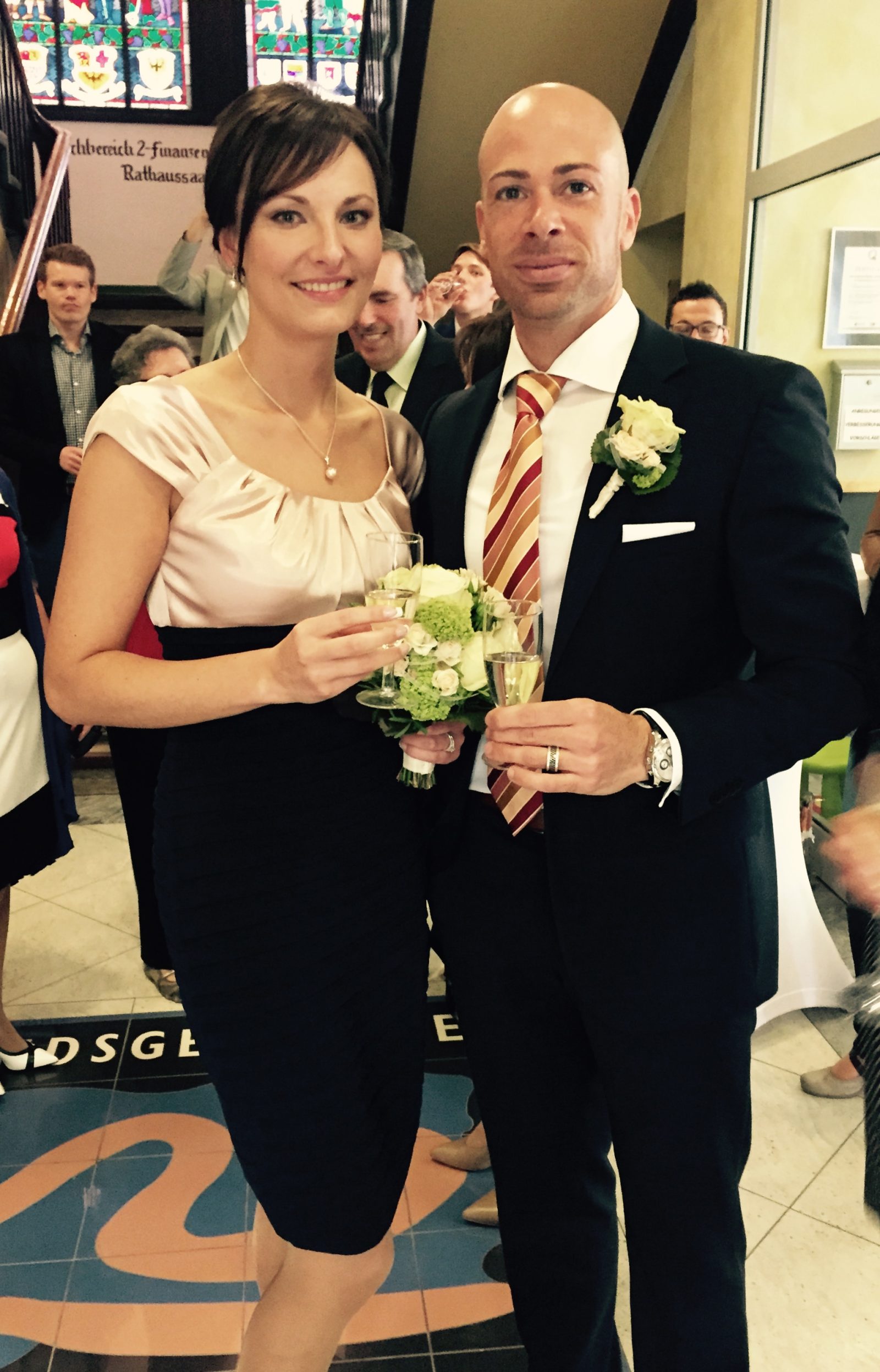 Die Vesalia gratuliert Larissa und Pietro zur Hochzeit.