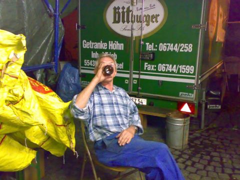 Weinmarkt Aufbau 2007