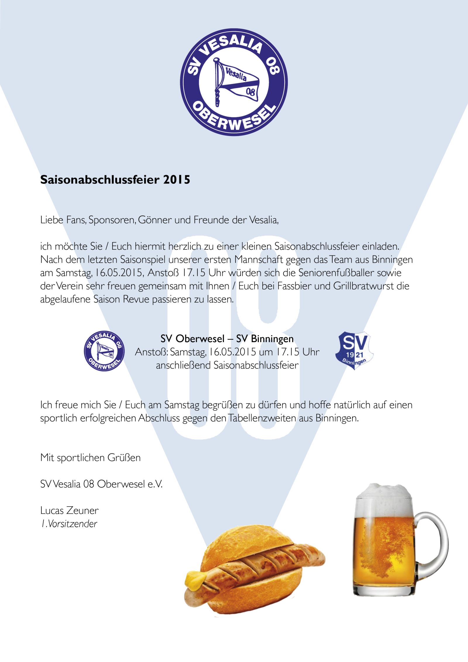 Vesalia Saisonabschlussfeier 2015